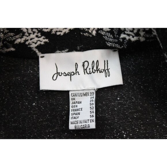 Joseph Ribkoff Jacket Cardigan Sweater Size 22 Artsy Business Casual Career City - Picture 6 of 13